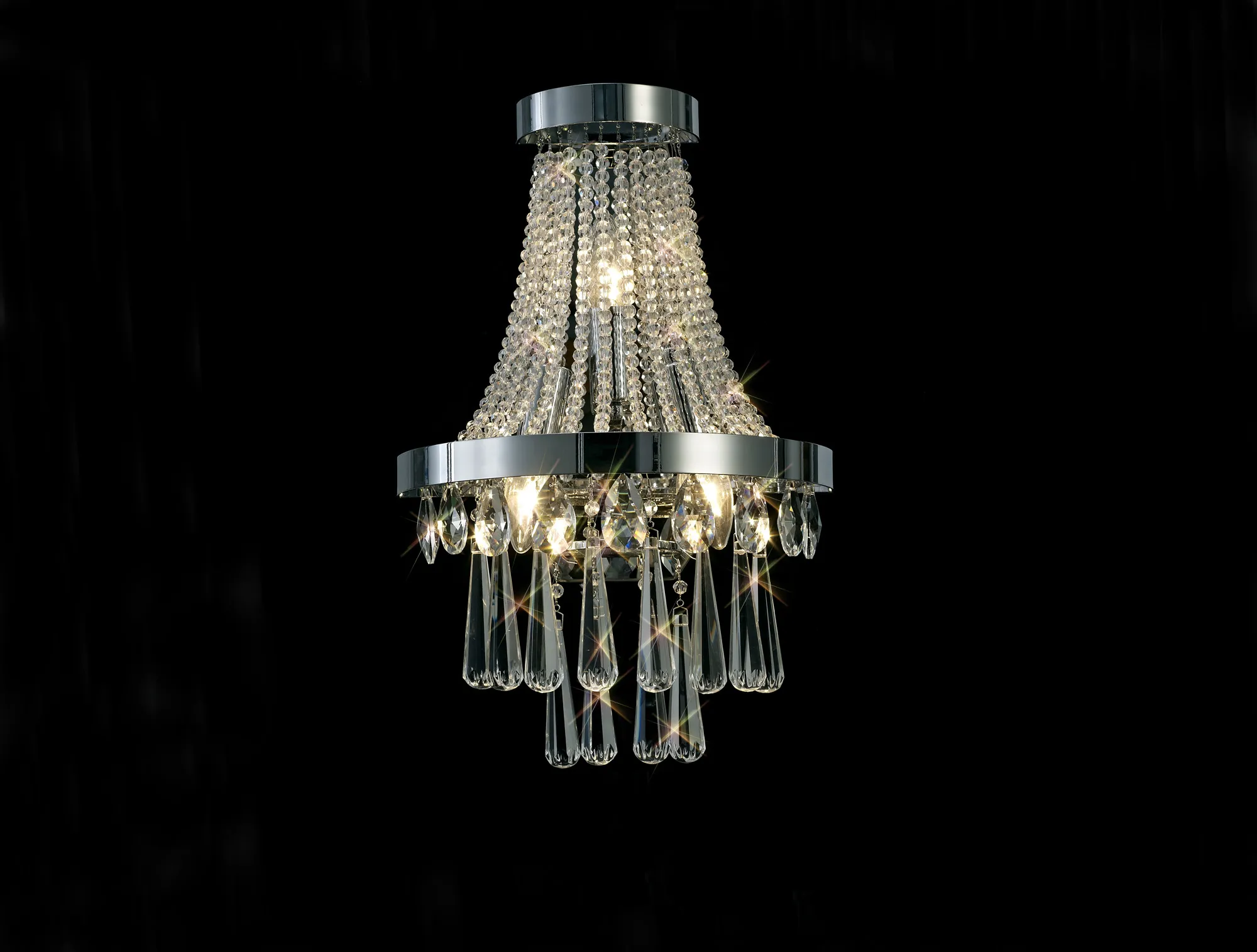 IL31434  Sophia Crystal Wall Lamp 3 Light